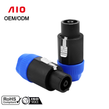 Male XLR Plug with Twist Lock Speakon Adaptor