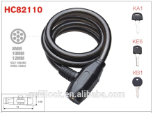 HC82110 Bicycle Accessory Coiled Cable Lock
