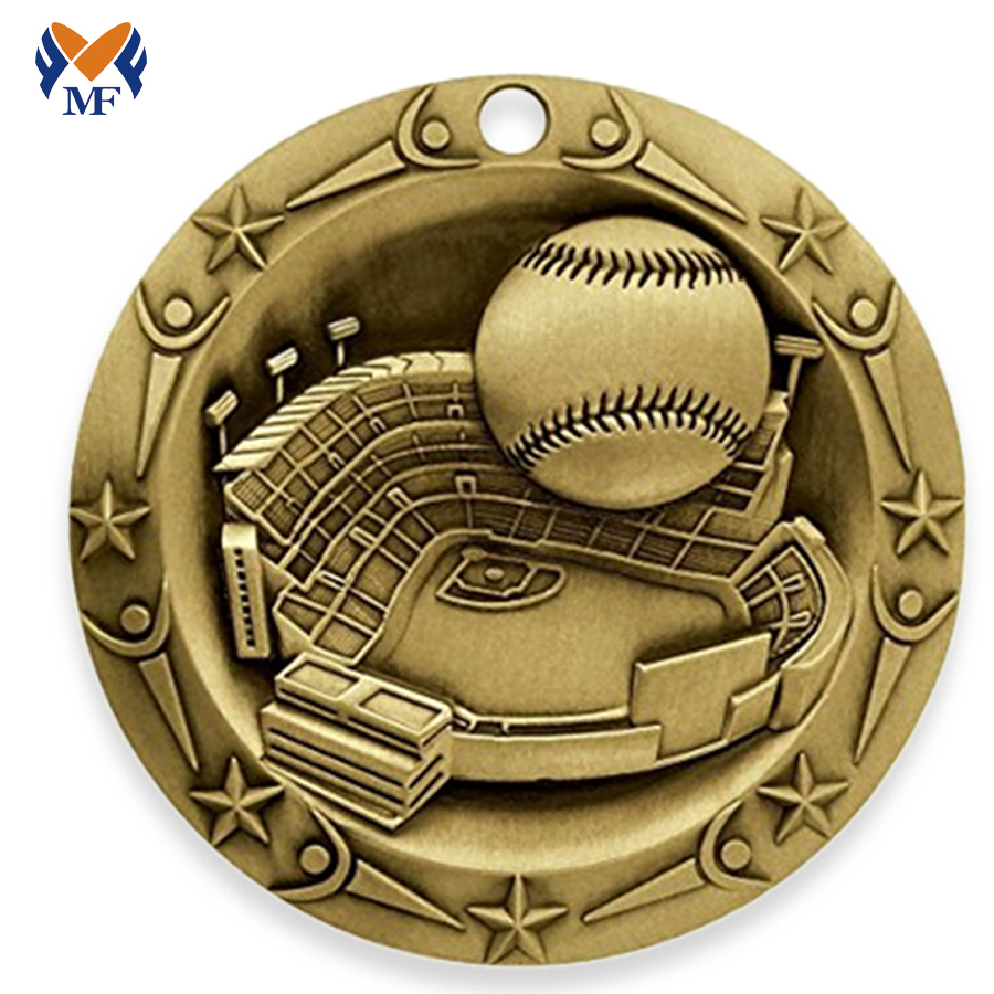 Metal Basketball Medal