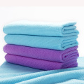 Soft colorful high quality household microfiber cloth towel