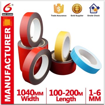 A variety of Color UV chemiacal PE foam double-sided adhesive tape