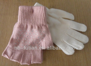 bling 2pairs glove set