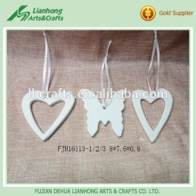 Various shape ceramic decorative white porcelain ornament