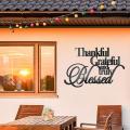 Thankful Grateful Blessed Wall Decor