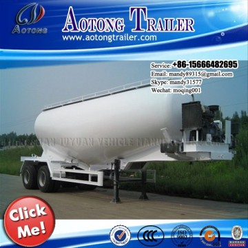 V shaped trailer for bulk cement carrier