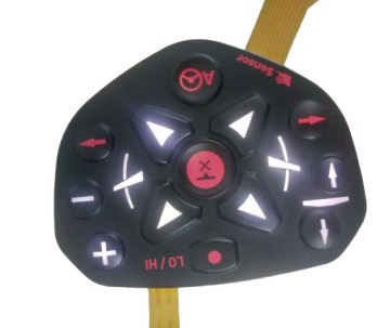 Custom Illuminated Silicone Rubber LED Backlight Keyboard