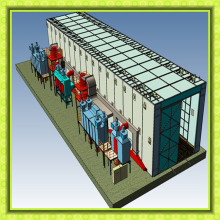 Sand Blast Chamber / Sand Blasting Room