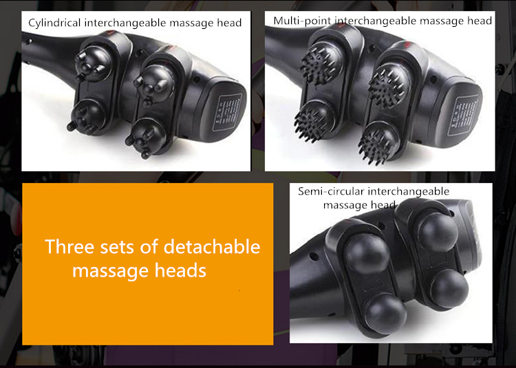 Multi-function whole body kneading and vibration massage hammer