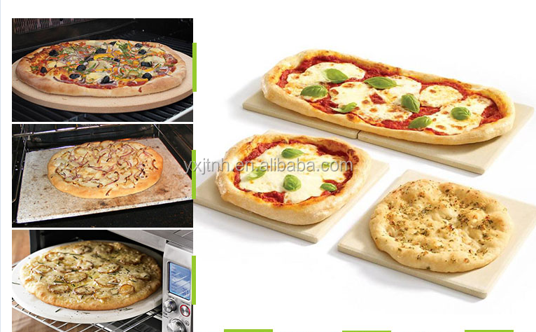 Refractory pizza stone for egg ceramic kamado grill