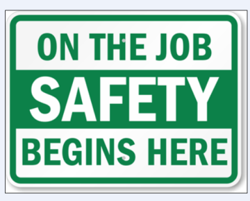 Think safety first Health and Safety Signage Safety Awareness Signs