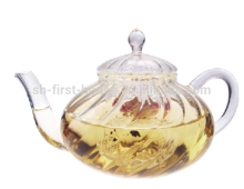 Crystal Flower Teapot