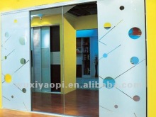 SILKSCREEN TEMPERED GLASS DOOR
