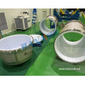 Steel lined plastic PTFE tank for scrubbing gas