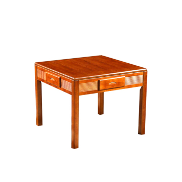 Fully Automatic Square Rubber Wood Mahjong Table for Entertainment