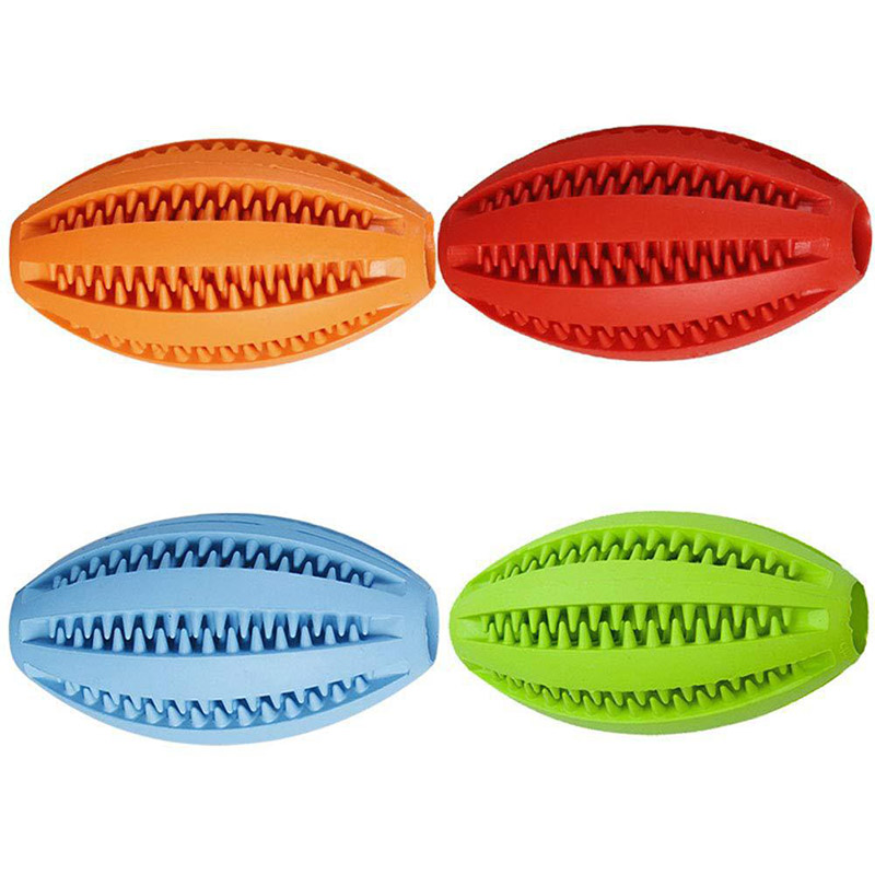 Natural Rubber Teeth Cleaning Interactive Ball Toy