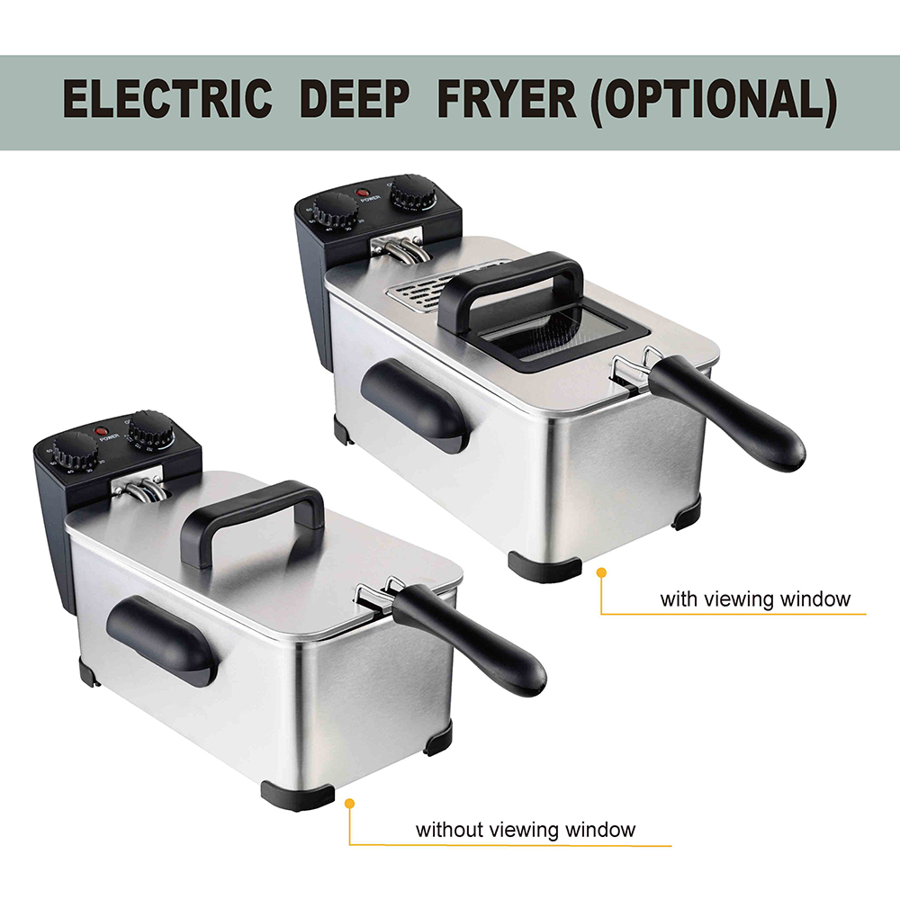 Kitchen appliances 3.5L deep fryer for frying food