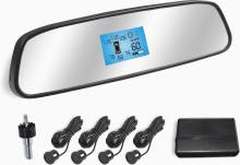 LCD display rearview mirror parking sensor