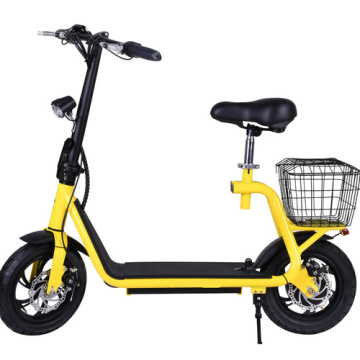 Mini scooters elétricas dobráveis ​​de 12 polegadas 36v 350w