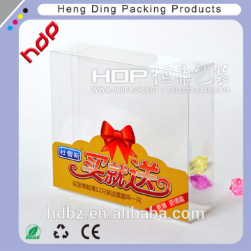 clear transparent plastic gift box for gift Packaging