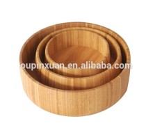 Natural bamboo salad bowl dinnerware