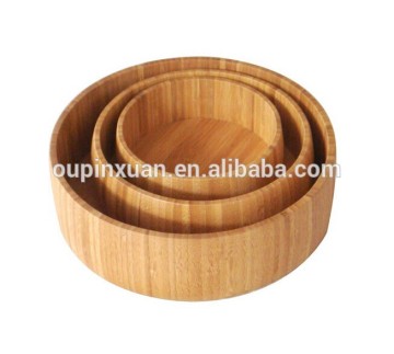 Natural bamboo salad bowl dinnerware