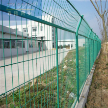 Galvanized framework mesh fence