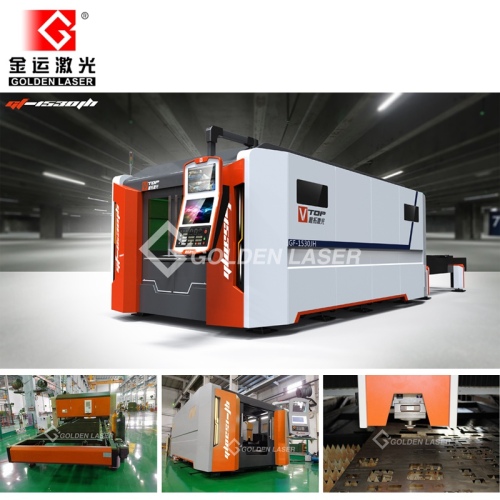 2KW Fiber Laser Cutting Equipment Sheet Metal dengan Perubahan Tabel