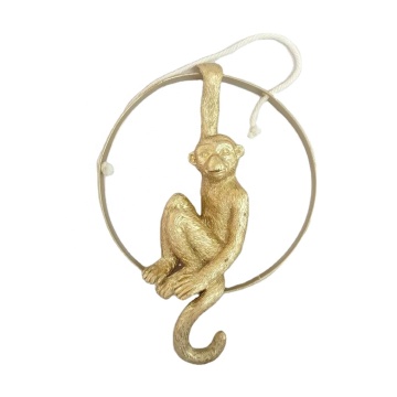 Resin Monkey Hanging Statue for Garden Rockery Ornaments