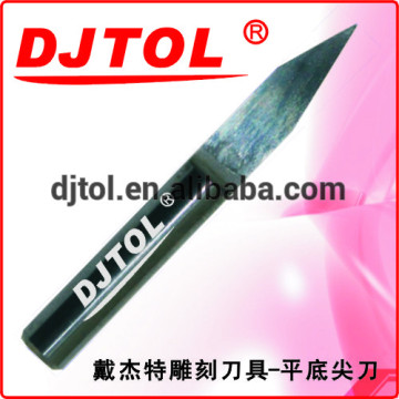 Flat bottom engraving bits (A series) engraving and milling cutter cnc bits