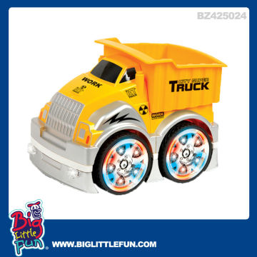 2 channels self assemble toys remote control dump truck