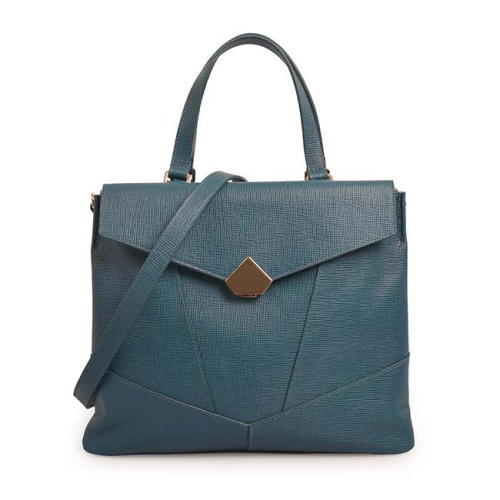 GG Marmont Bag Padlock Mittelblaue Büro-Handtasche