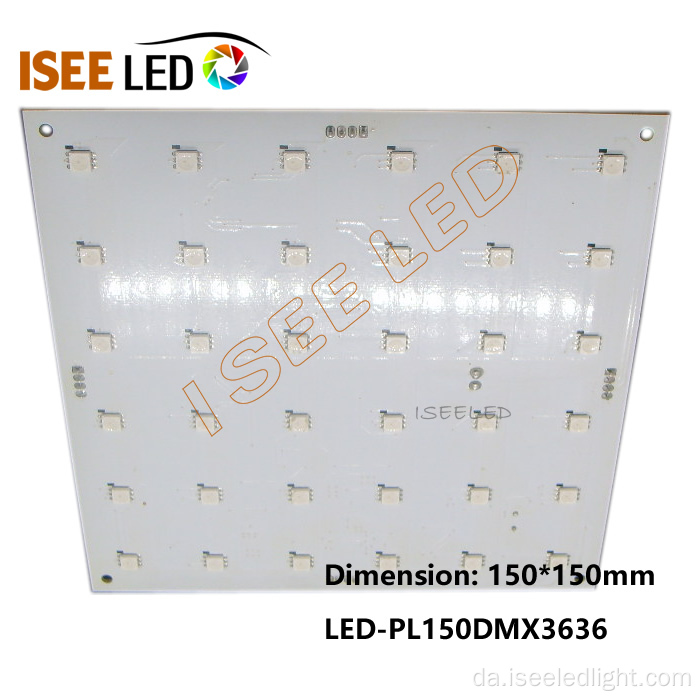 DMX 512 RGB LED panel dynamisk lys