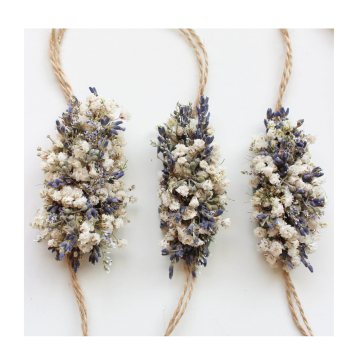 Dried Flower Corsages for Bridesmaids