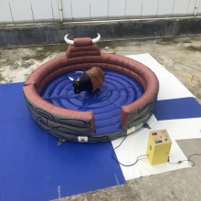 Inflatable Outdoor Riding Bull: Adults' Rodeo Machine for Sports Games