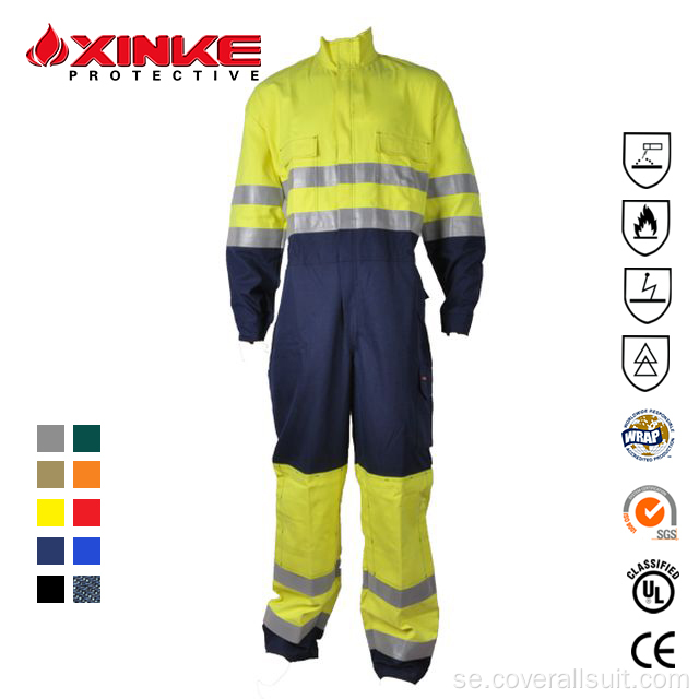 Bomull Polyester Blue Wear Rough Workwear