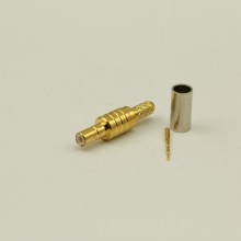 Crimp Straight SSMB Connector Vibration Proof Customized