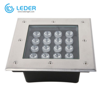 LEDER รันเวย์ทรงกลม 16W LED โคมไฟฝังพื้น