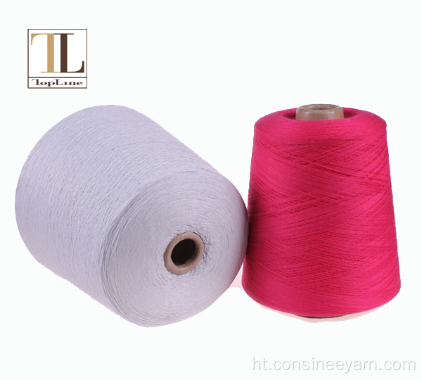 Topline knitted polyamide rayon melanj fil viscose