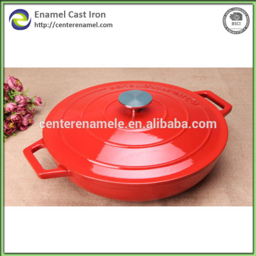 Enamel cast iron cookware new casserole round soup pots