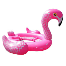 Piscina de flamenco personalizada flotando en los juguetes de la piscina de agua inflable
