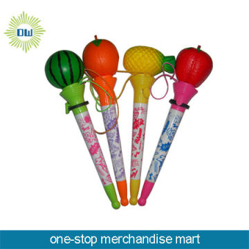 fruit head shaped pencil