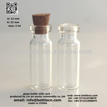 clear glass jars with cork lid,jar with cork
