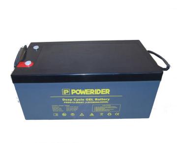 12v 260ah deep cycle battery golf car battery