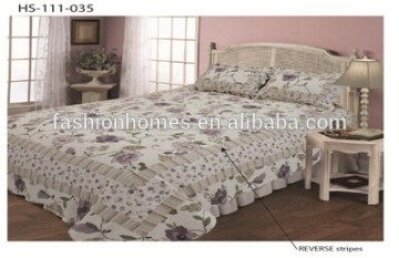 Handmade prited down reversible quilted quilts