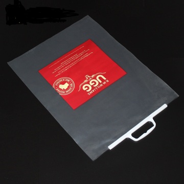 Transparent Soft Loop Handle Plastic Bag