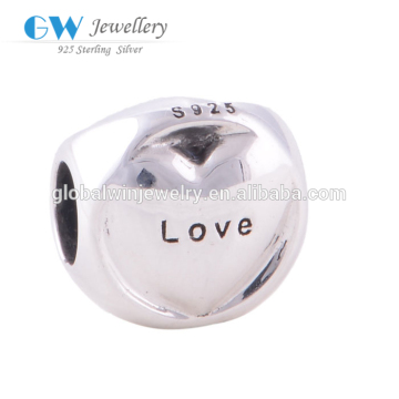 Latest Design Wholesale Faith Hope Love Charms 925 Silver Charms Bracelet