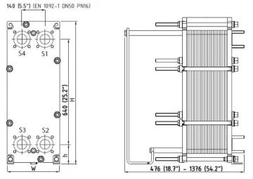 Plate Heat Exchanger For Heat Pump Systems