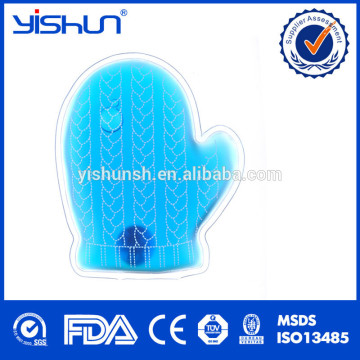 hand shape reusable gel pocket hand warmer