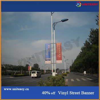 outdoor street pole hanging banner