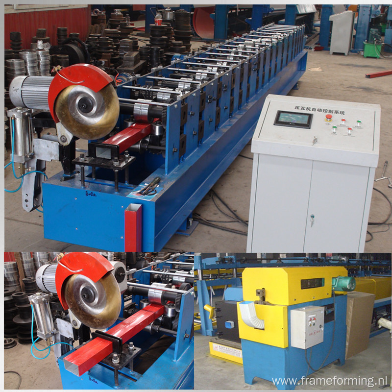 color steel rain pipe roll forming machine